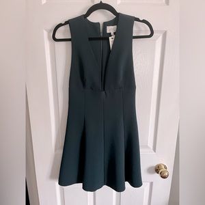 Wilfred Emerald green mini dress